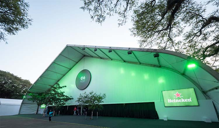 Heineken retorna ao c6 fest em 2024 no palco principal